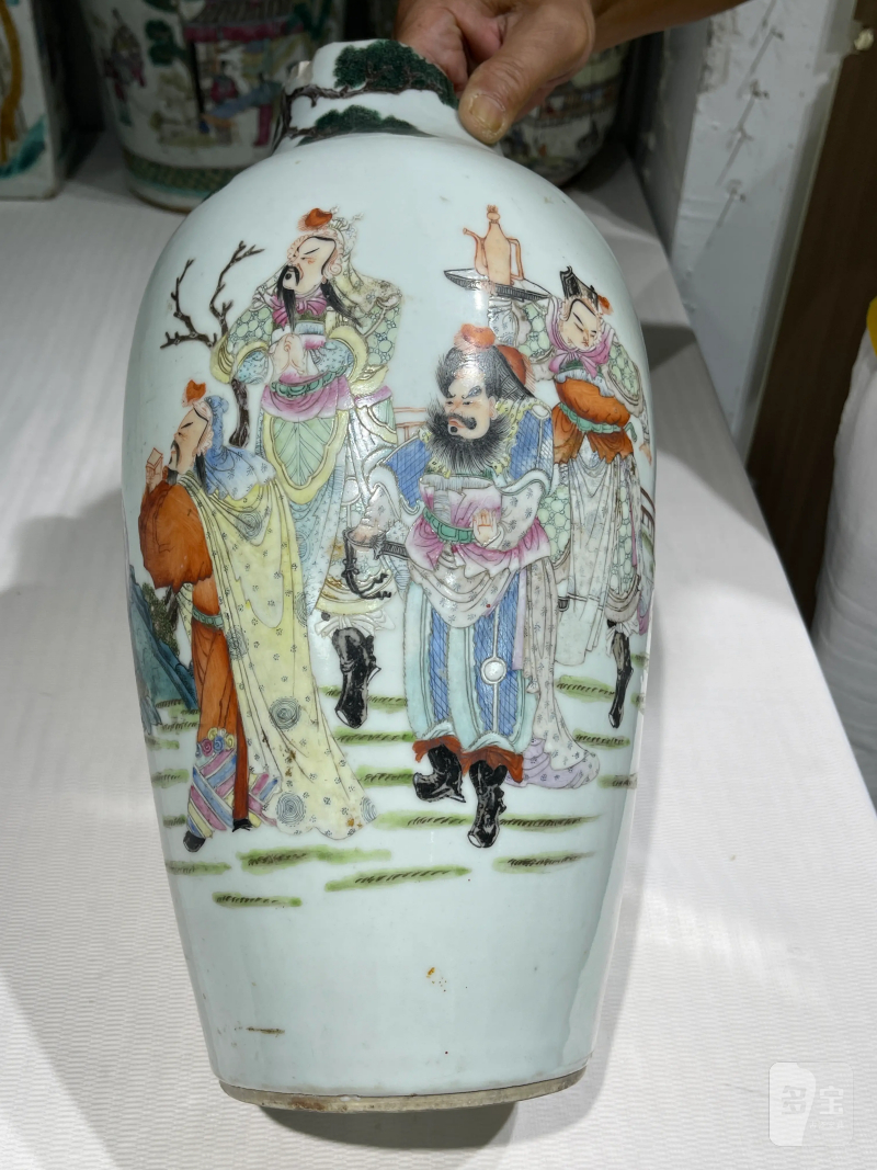 清代 粉彩人物纹瓷器一组十四件 - 图72
